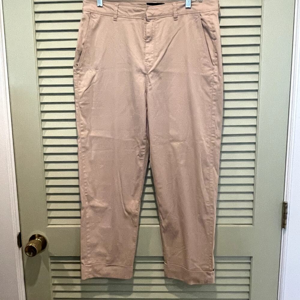Women's Tailored Capris The Script Cotton Blend Size 8